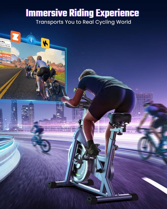 Cyclace Indoor Cycling Bike (300lbs Capacity) (image 2)