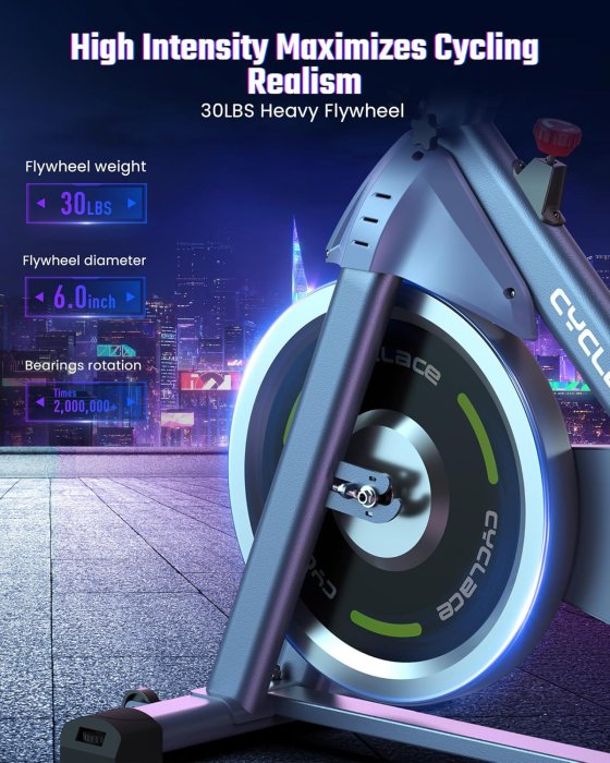 Cyclace Indoor Cycling Bike (300lbs Capacity) (image 3)
