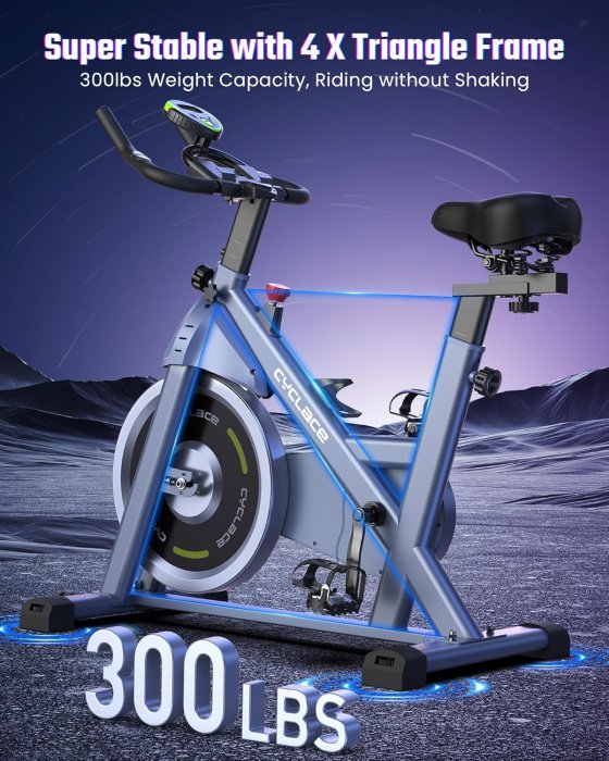 Cyclace Indoor Cycling Bike (300lbs Weight Capacity) (image 4)